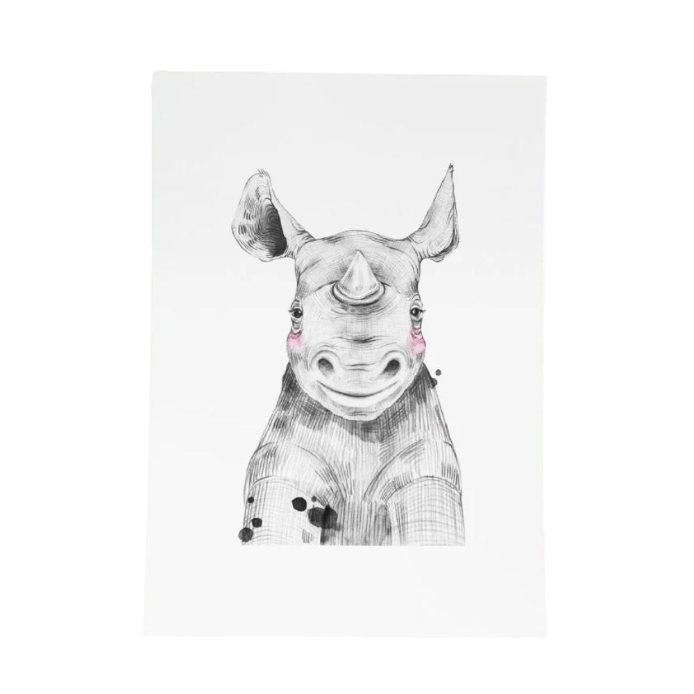 Baby Safari Animals Art Prints