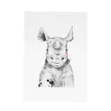 Baby Safari Animals Art Prints