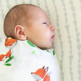 Baby Fox Bamboo Swaddle