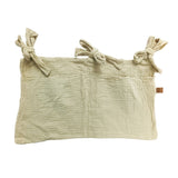 Tulips & Tea Waffled Muslin Cot Organiser