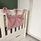 Tulips & Tea Waffled Muslin Cot Organiser