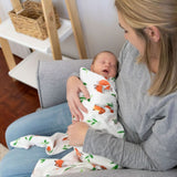 Baby Fox Bamboo Swaddle