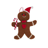 Peluche Gingerbread Men Tree Decorations