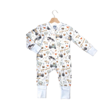 Just Chillin' Farm Romper With Zip