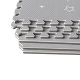 Tayla Jean Faded Stars & Moons on Grey Tile Play Mat