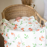 Baby Fox Bamboo Swaddle
