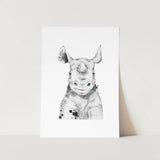 Baby Safari Animals Art Prints