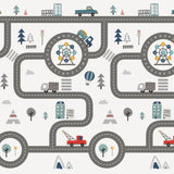 Tayla Jean Road Map & Numbers Folding Play Mat