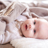 Tulips & Tea Waffled Muslin Swaddle