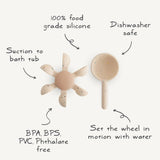 Mushie Water Wheel Bath Toy