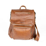 JJ's Leather Medium Leather Nappy Bag