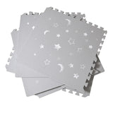 Tayla Jean Faded Stars & Moons on Grey Tile Play Mat