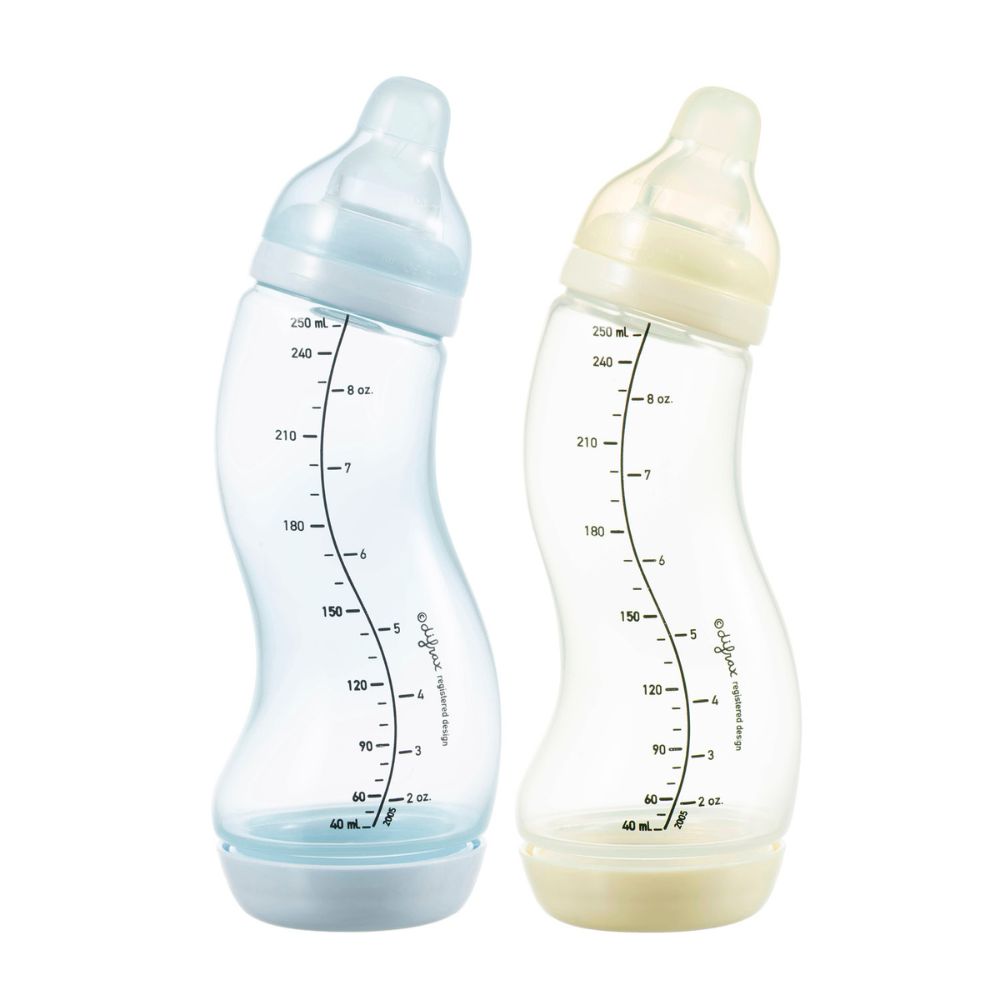 Difrax 250ml Natural S-Bottle Duo-Pack