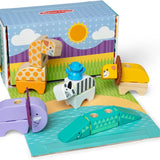 Melissa & Doug Blockables Safari Play Set