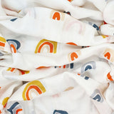 Baby Rainbow Bamboo Swaddle