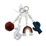 Dono Da Dio Pom Pom Boho Lama Dangle Set