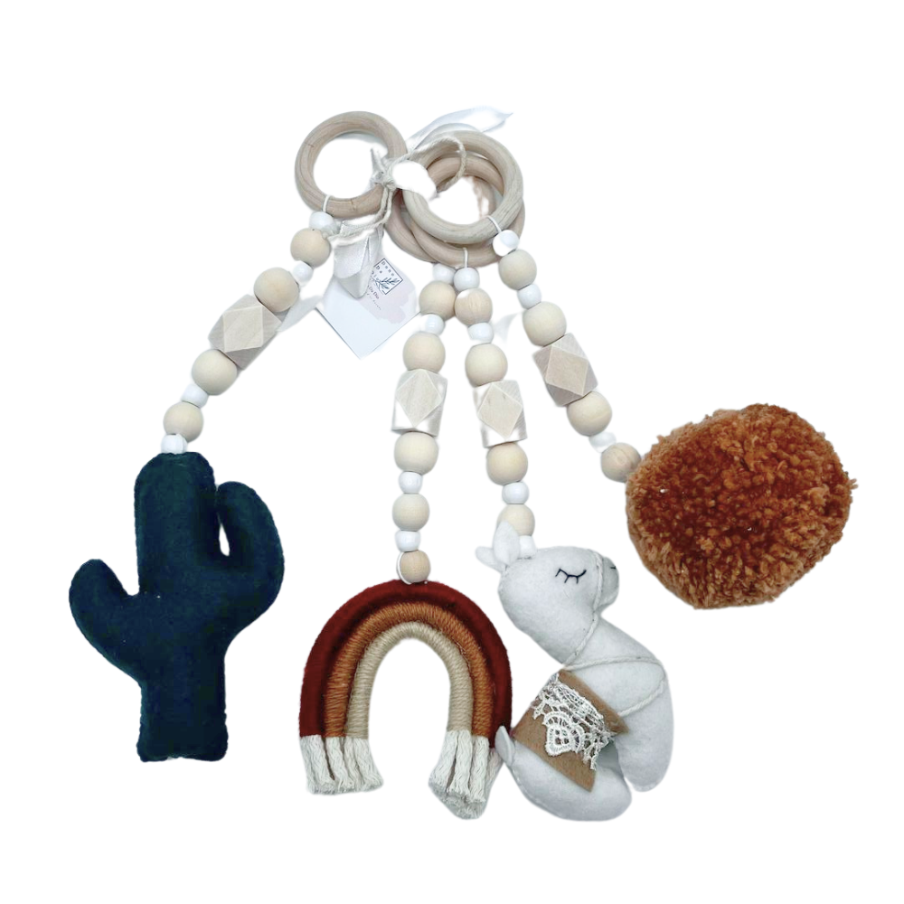 Dono Da Dio Pom Pom Boho Lama Dangle Set