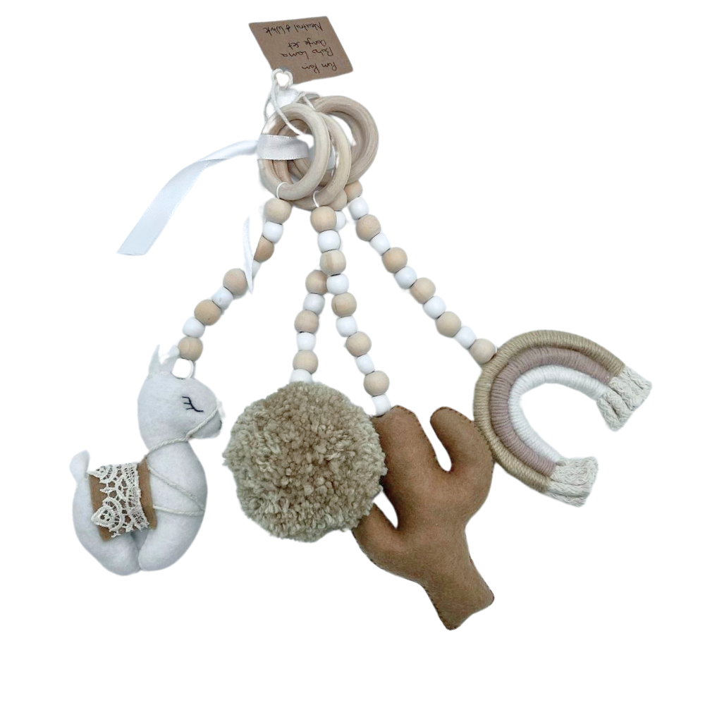 Dono Da Dio Pom Pom Boho Lama Dangle Set