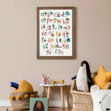 Lowercase Alphabet-Eng Art Print