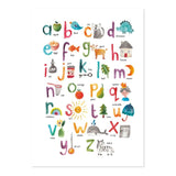 Lowercase Alphabet-Eng Art Print
