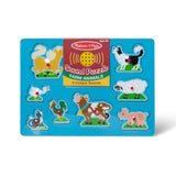 Melissa & Doug Farm Animals Sound Puzzle