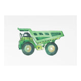 Green Truck Art Print