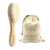 Little Weasel Beech Baby Hairbrush