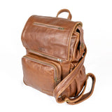 JJ's Leather Medium Leather Nappy Bag