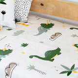 Dinosaur & Grid Duvet