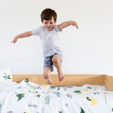Dinosaur & Grid Duvet