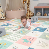 Tayla Jean Neutral Animals & Alphabet Folding Play Mat