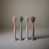 Mushie Silicone Baby Bottle Brush