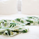 Baby Green Leaf Bamboo Swaddle