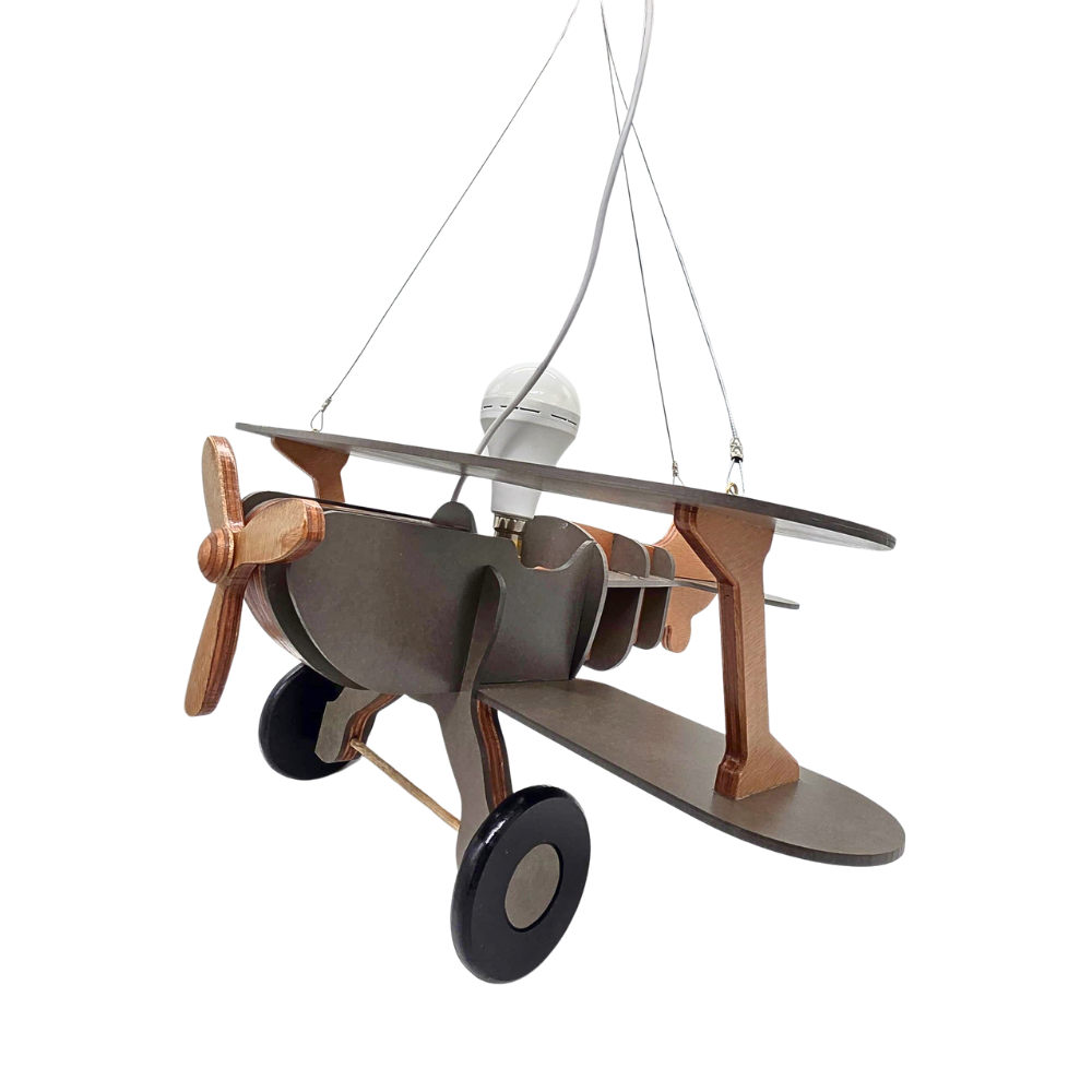 Woodinq By-Plane Ceiling Light
