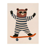Skateboard Bear Wall Art