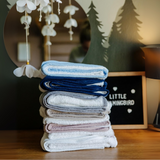 Little Hummingbird Coloured Piping Hooded Cotton Towel