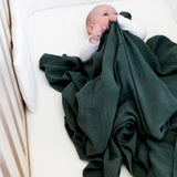 White Muslin Cot Fitted Sheet
