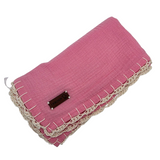 Thick Crotchet Border Muslin Swaddle
