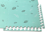 Tayla Jean Magical Mint With Leaves Tile Play Mat