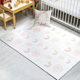 Rainbow White Play Mat