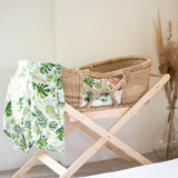 Baby Green Leaf Bamboo Swaddle