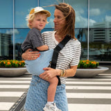 Wildride Light Denim Stripe Toddler Carrier