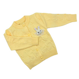 Knitted Buttercup-Yellow Bunny Sweater