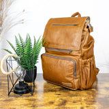 JJ's Leather Medium Leather Nappy Bag