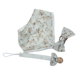 Nika Couture Bib, Headband & Dummy Clip Set