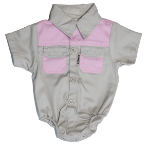 Kahkee - Kids Romper Pink/Stone