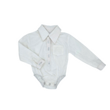 Nika Couture White Long Sleeve Onesie