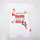 Baby Republic Sorry Santa I Drank The Milk Romper