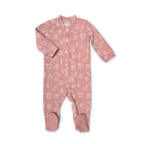 Just Chillin' Dusty Pink Ellie Babygrow