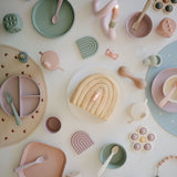 Mushie 2 Pack Round Plates